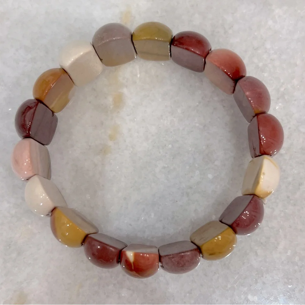Kennedy Range Mookaite Stretch Bracelet